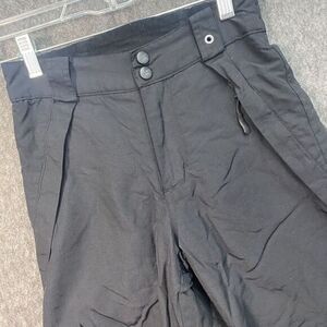 Polar‎ Edge Youth M Silver Series Ski Snow Gator Pants Black Pockets Zippers